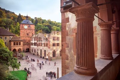 Schloss Heidelberg, Aussen