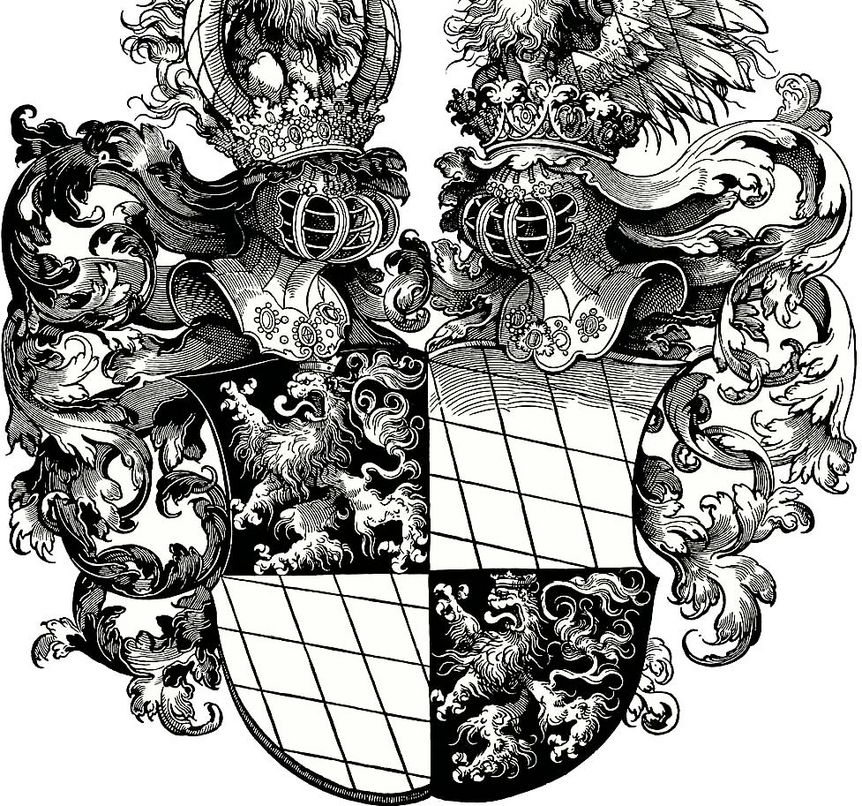 Image: Wikipedia, gemeinfrei Coat of arms of Duke Ottheinrich and Duke Philipp of Bavaria