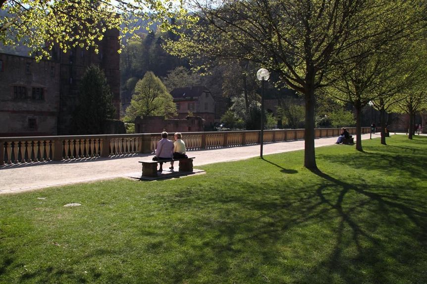 Jardin d’Artillerie du château de Heidelberg 